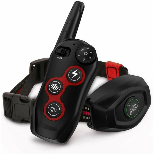 Dog Training Collar - Rechargeable Waterproof Electric Collar 3 Modes for Small/Medium/Large Dog, Portable Anti Bark Collar