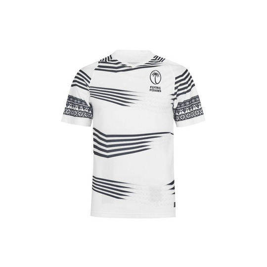 Ilovemilan - Fiji home/away football jersey, white, 2XL