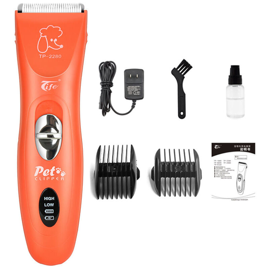 Professional Dog Clippers Cordless Electric Long Hair Dog Trimmer Dog Grooming Kit Shaver for Dogs Cat Pets Dog Clippers Trimmer Pet Grooming Kit