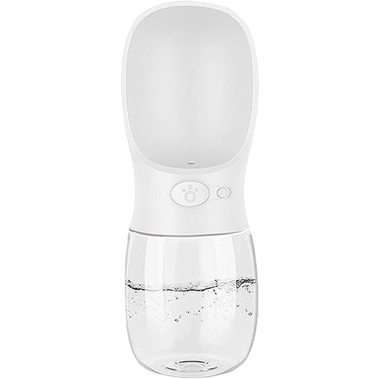 Portable Dog Bottle, 350ml Dog Water Bottle, Dog Water Bottle, Outdoor Portable Portable Water Dispenser, Pet Puppy Water Dispenser (White)