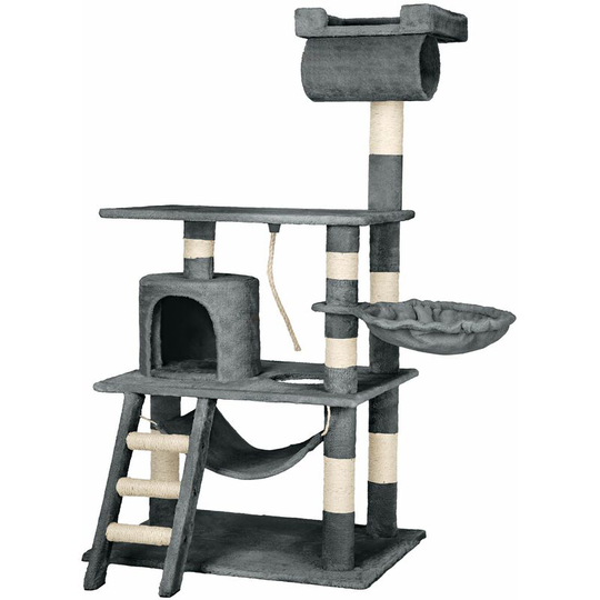 Cat tree scratching post Stokeley - cat scratching post, cat tower, scratching post - grey - grey