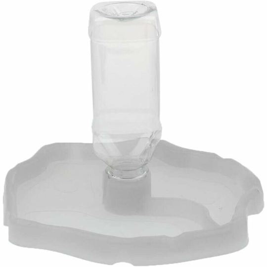 Portable Water Dispenser with Plastic Dish Drinker for Reptile Tortoise Gecko - #1