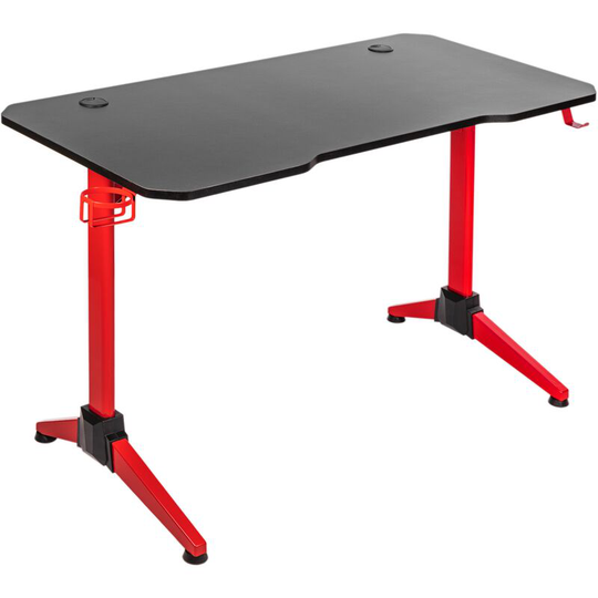 Gaming and pc table with rgb led lights 120 x 60 x 75 cm - Bematik