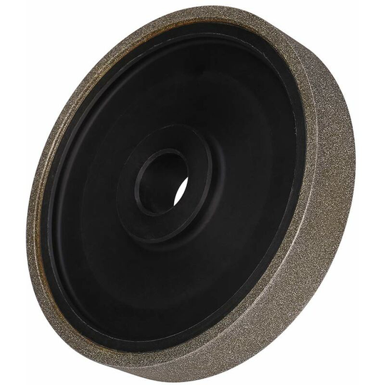 6" x 1" Grinding Wheel with 1" Shaft Hole (For Gemstone, Granite, Glass, Marble, Jade) - 240 Grit