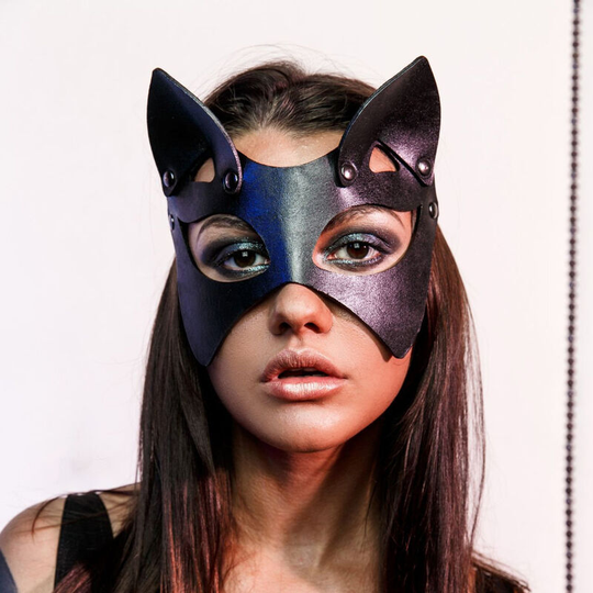 Women Leather Masks, Masquerade Mask for women, Animal Half Face Mask Party Mask for Cosplay Halloween Costume Accessory