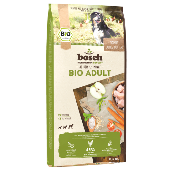 bosch Organic Adult Dry Dog Food - 11.5kg