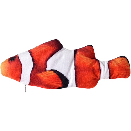 Usb Chargeable Wiggle Fish Realistic Flopping Fish Cat Kitten Kitty Toy Funny Interactive Pet Toys,model:Orange