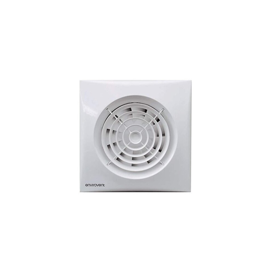 Envirovent SIL100T Silent-100T Axial Silent Extractor Fan Axial 100 mm / 4 Inch Timer Model (White)