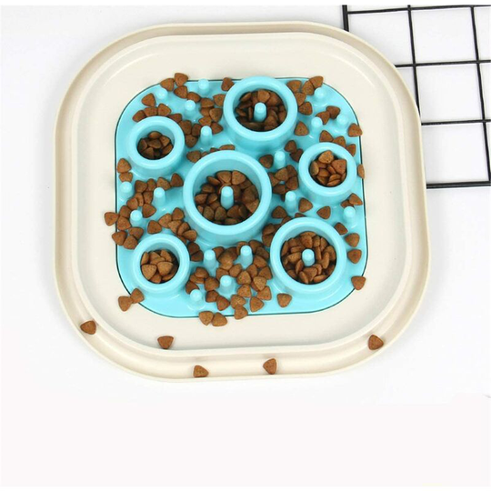 Lente anti bloating feeding bowl, big dogs and cats, anti-glazed bowl bowl interactive for dog cat bowl avoid eating fast