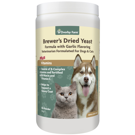 1lb Brewers Dried Yeast Formula With Garlic Flavouring, OverBy Farm