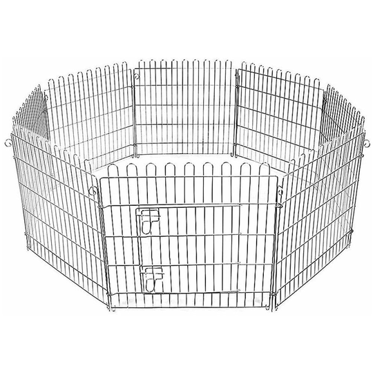Pet Dog Pen Puppy Foldable Playpen 61 CM Indoor/Outdoor Enclosure Cage