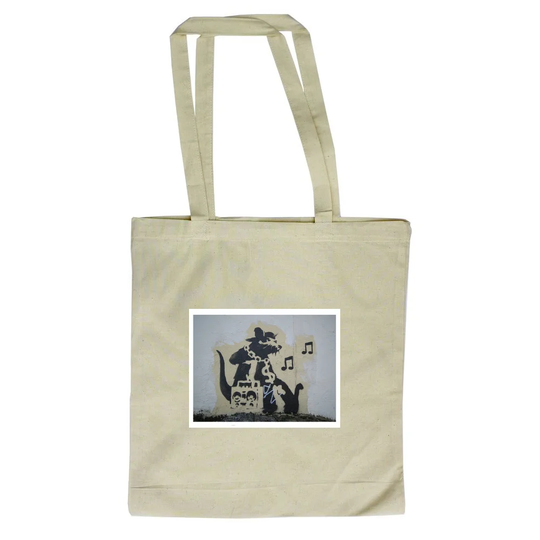 Ghetto Blaster Rat Tote Bag