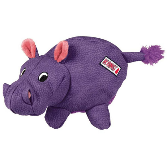 KONG Phatz Hippo Dog Toy (Medium) (May Vary) - May Vary