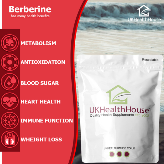 (Berberine Extract 1000mg 100mg 10:1 - 180 Capsules Vegan Supplement 100% Natural) Berberine Extract 1000mg 100mg 10:1
