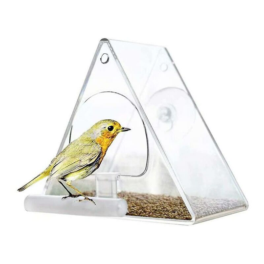 Bird Cage Clear Acrylic Bird Feeder