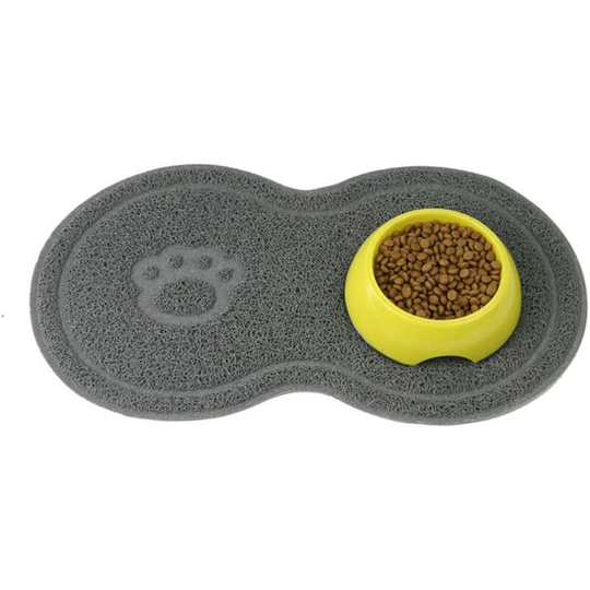 Dog feeding mat, blue cat bowl matdog feeding mat, gray cat bowl mat