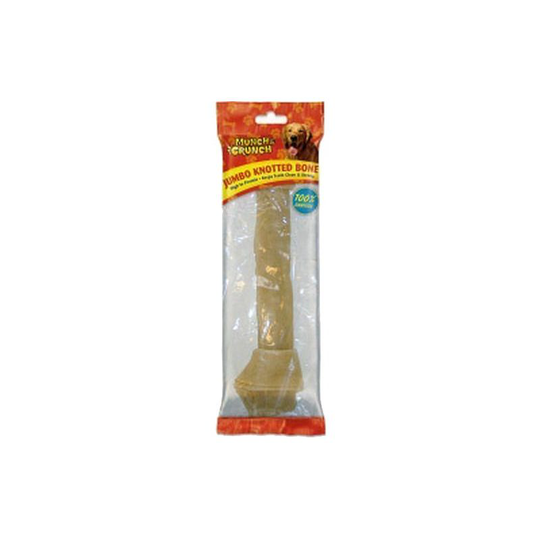 Knotted Bone Dog Treat (Jumbo) (May Vary) - May Vary - Munch&crunch