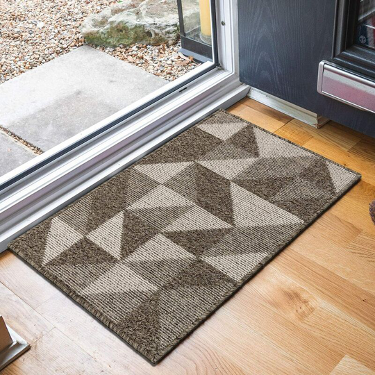 Doormat Machine Washable Door Mat Entrance Interior Absorbent Non-Slip Exterior Doormat for Your Home Door Doormat Brown 50 * 80cm