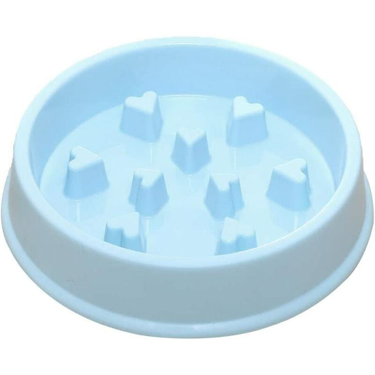 Slow Feeding Dog Bowl, Fun Interactive Anti Gluttonous Dog Bowl Anti-slip Promotes Healthy Feeding and Slow Digestion