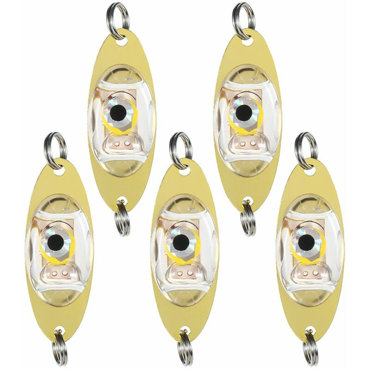 5Pcs Underwater led Deep Drop Fishing Squid Fish Lure Light Flashing Lamp