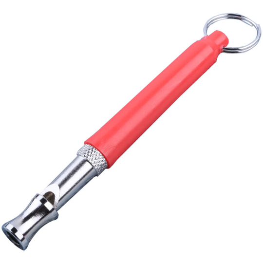 Pet Dog Training Supplies Obedience Adjustable UltraSonic Volume Whistle-Red