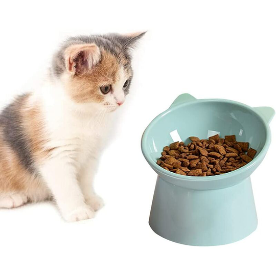 Cat Bowl Dog Bowl Elevated Cat Bowl, Anti Vomiting Cat Bowl, Non-Slip Food and Water Bowl, for Small Dog Flat Face Cat