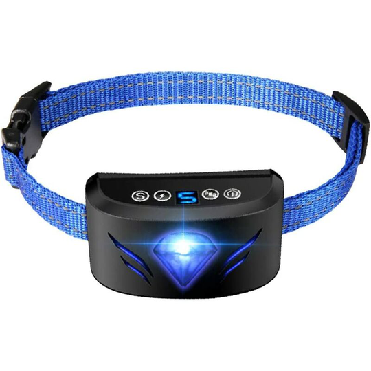 Anti Bark Collar Electric Anti Bark Collar Rechargeable Anti Bark Collar with Beep/Vibrate/Harmless Shock Modes and Adjustable Sensitivity for Small