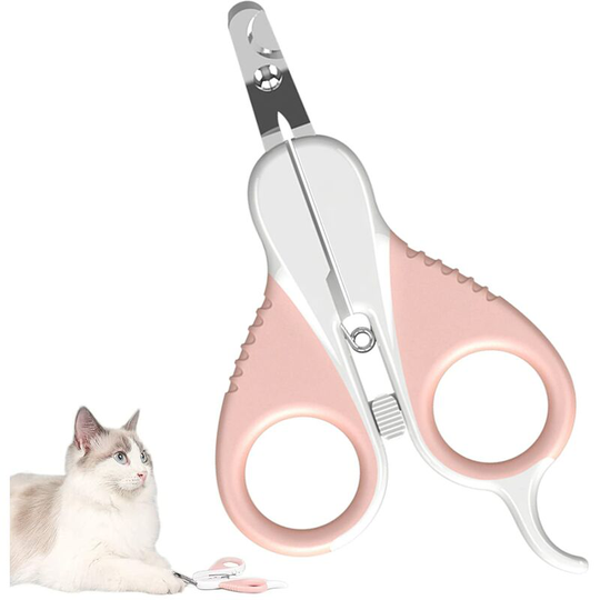 Echoo - Safety Stainless Steel Pet Nail Clippers, Cat Nail Clippers Claw Clippers Dog Nail Clipper with Nail File - for Dog, Cat, Bird, Rodent and