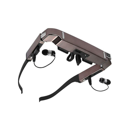 Woosien - Vision 800 smart wifi glasses wide hd screen portable video 3d glasses private theater with bluetooth game camera with audio