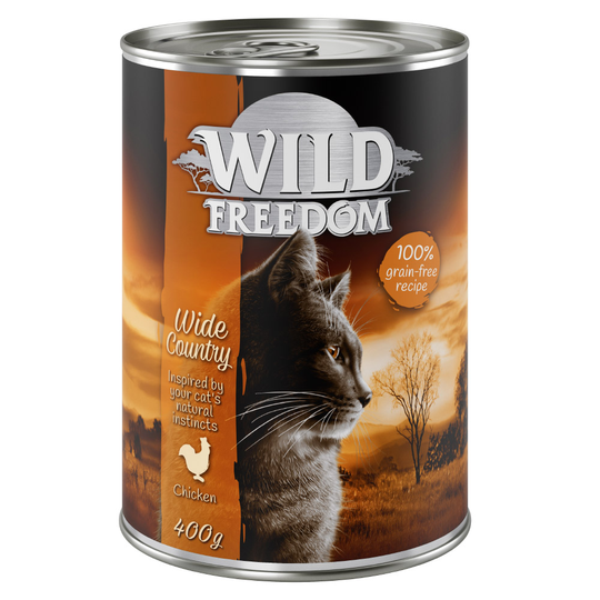 Wild Freedom Adult Mixed Trial Pack - 6 x 400g Mixed Pack I (Chicken, Pollock, Lamb, Rabbit, Game)