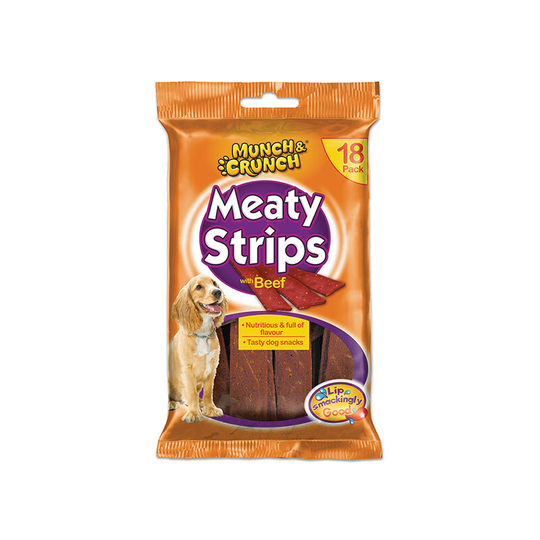 151 Meaty Strips With Beef x 18 MC0077