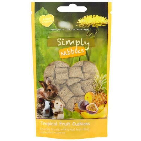 Tropical Fruit Small Pet Treat (50g) (Green/Yellow) - Green/Yellow - Rosewood