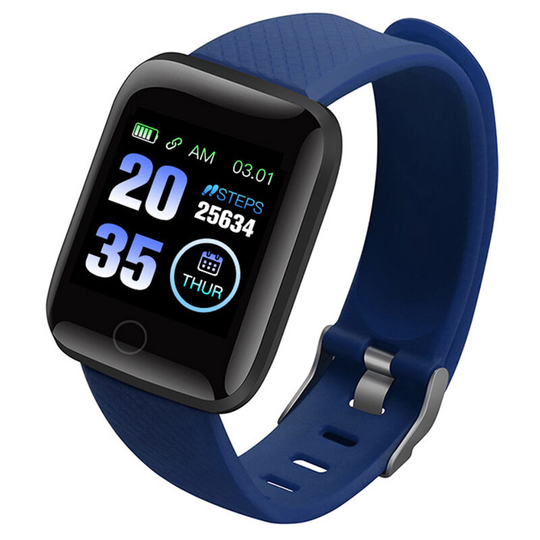116Plus Sports Bracelet Sports Fitness Wristband Heart Rate Blood Pressure Sleep Monitor Pedometer