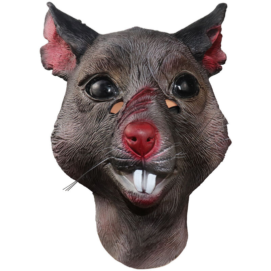 Adult New Mutant Rat Head Animal Costume Face Splinter Halloween Mouse Mask Brown