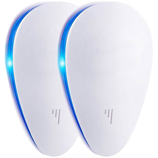 Asupermall - Ultrasonic Pest Repeller Plug Electric Pest Control - Professional Home Repellent - For Fleas, Mosquitos, Bed Bugs, Cockroach, Rats,