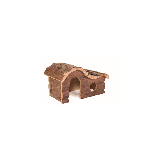 Trixie Natural Living Hanna House, 26 x 16 x 15cm - House Wooden Hamster Small - house natural hanna x trixie living wooden hamster small mice 26 16