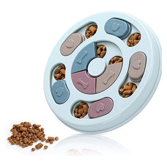 Betterlifegb - Dog Puzzle Slow Feeder Toy,Puppy Treat Dispenser Slow Feeder Bowl Dog Toy,Dog Brain Games Feeder with Non-Slip, Improve iq Puzzle Bowl