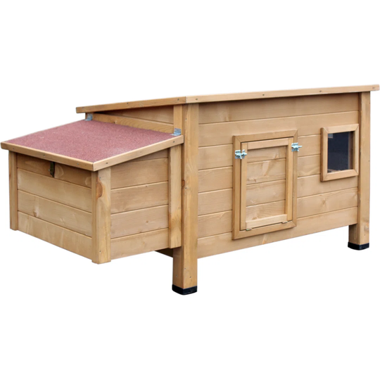 Creel Chicken Coop with Nesting Box