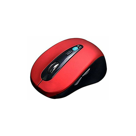 Wireless Optical Mouse for PC - 1000/1200/1600 DPI - 6 Buttons - Red