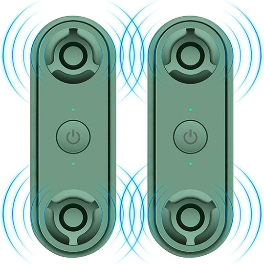 Kartokner - 2 Pieces Variable Frequency Ultrasonic Repellents, Indoor Effective Expelling Ultrasonic Repellent for Mice, Rodents, Cockroaches (eu