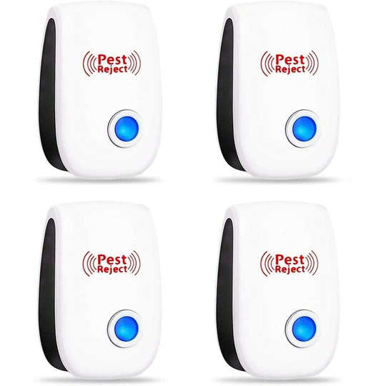 Tinor - Ultrasonic Insect Rodent Repeller,Mosquito Repeller,Electric Fly Repeller Indoor Mouse,Mosquito,Cockroach,Ant,Spider Repeller,100% Harmless