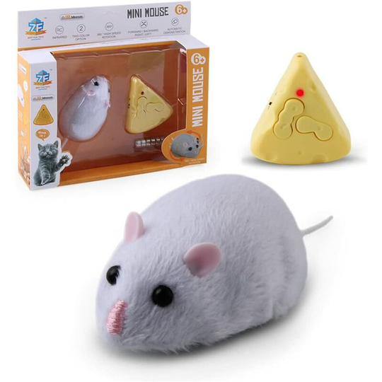 Remote Control Cat Mouse, Remote Control Cat Toy Mouse, Electric Mouse for Adult Cat, Remote Control Rat, Mouse and Pet Toys for Cats, Fake Mouse