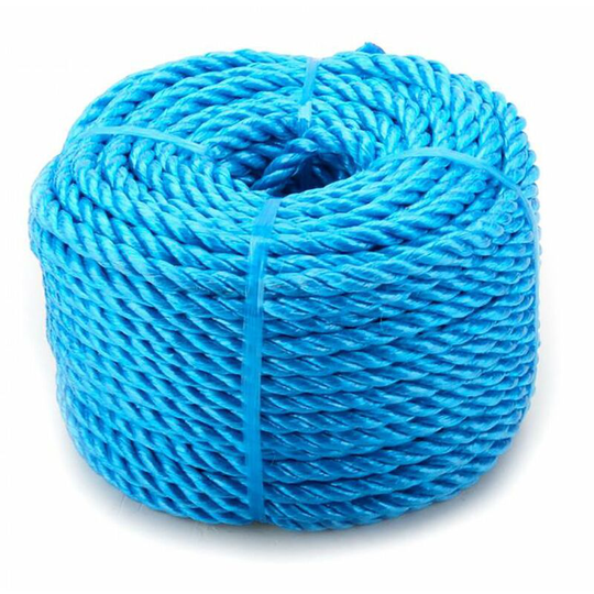 8mm x 30m Blue Heavy Duty Poly Rope Coils Polypropylene pp - Oypla