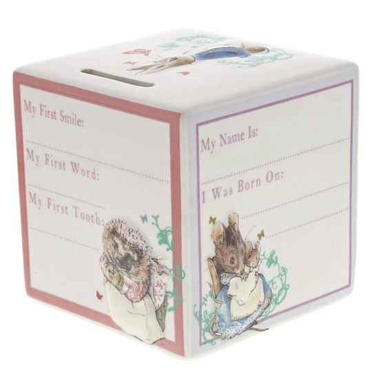 Peter Rabbit New Baby Money Box