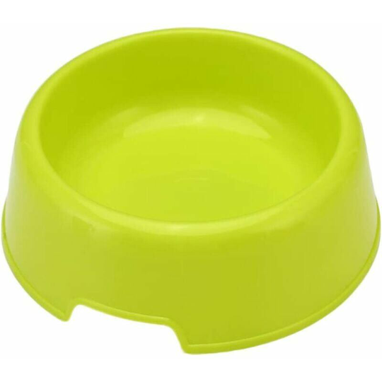 Pet Bowl Cat Rabbit Bowl Feeder Food Water Puppy Bowl Dish Healthy Plastic Bowls Blue Yellow