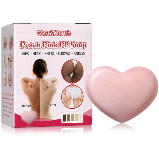 Skin Brightening Soap | 80g | Hyperpigmentation Treatment, Fade Dark Spots on: Knees, Elbows, Face, Private Area...