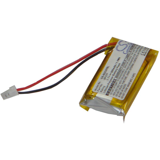 Battery Replacement for Dogtra BP37F, BP37R for Dog Collar Trainer (300mAh, 3.7 v, Li-polymer) - Vhbw