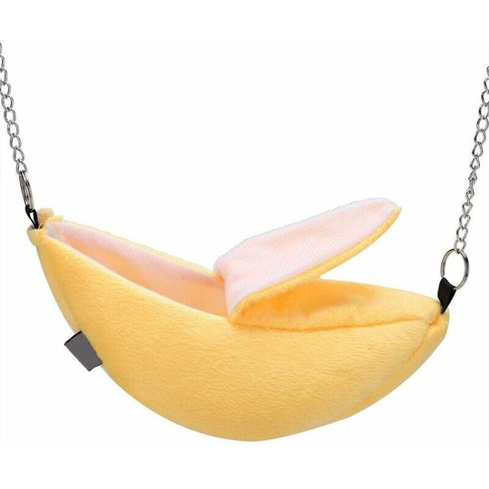 Banana Hamster Bed Hammock Hanging Bunk Bed House Small Animal Pet House Toy Sleep Nest for Small Animal