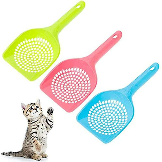 Cat Litter Shovel Pet Litter Shovel Cat Litter Box Dog Shovel Poop Catch s Clean Pet Cleaning Supplies (Small Hole)