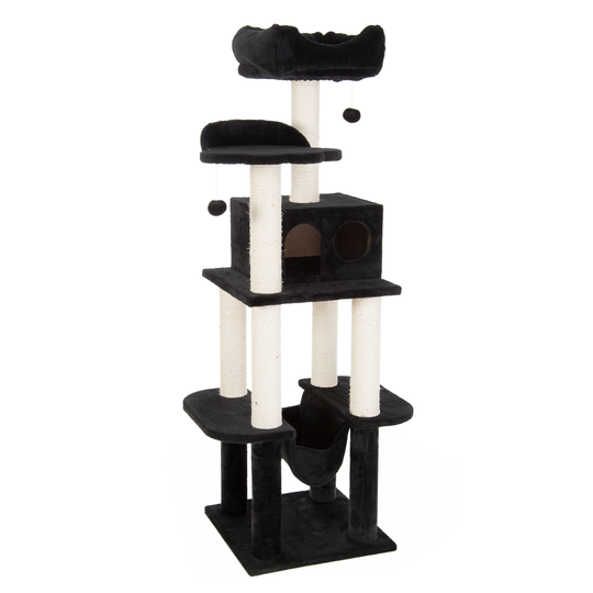 La Digue III Cat Tree - Black